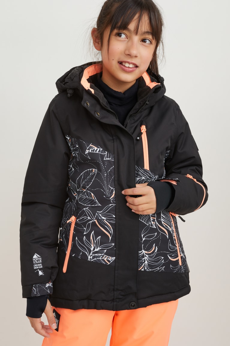  Noir Vestes C&A Ski With Hood - france WAZ-2284761