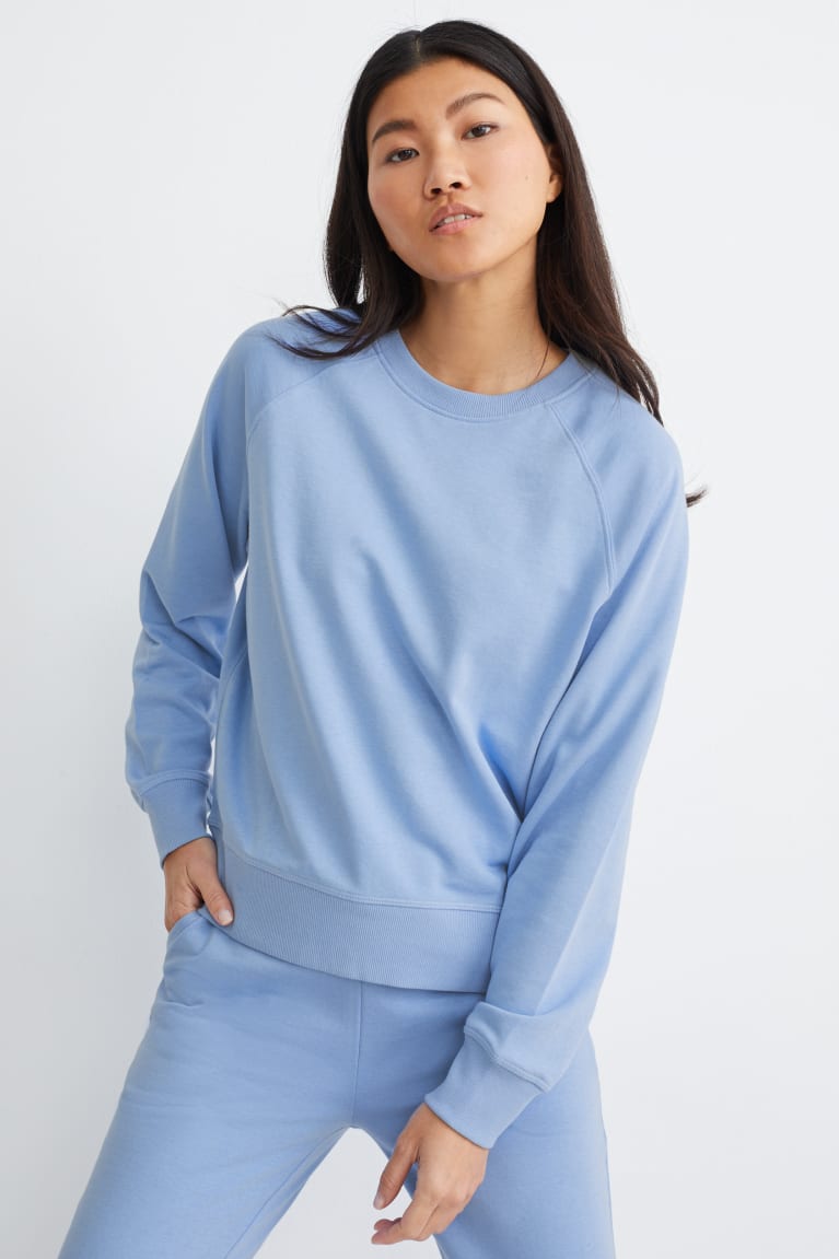  Bleu Clair Sweats C&A Basic With Organic Coton - france EQK-1392867