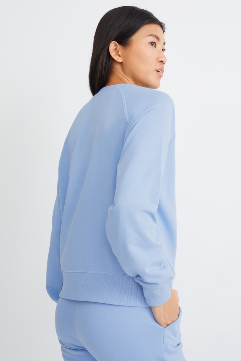  Bleu Clair Sweats C&A Basic With Organic Coton - france EQK-1392867