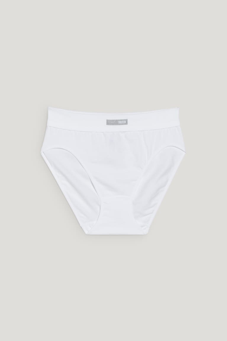  Blanche Sous Vêtement C&A Briefs Organic Coton - france OVQ-3882469