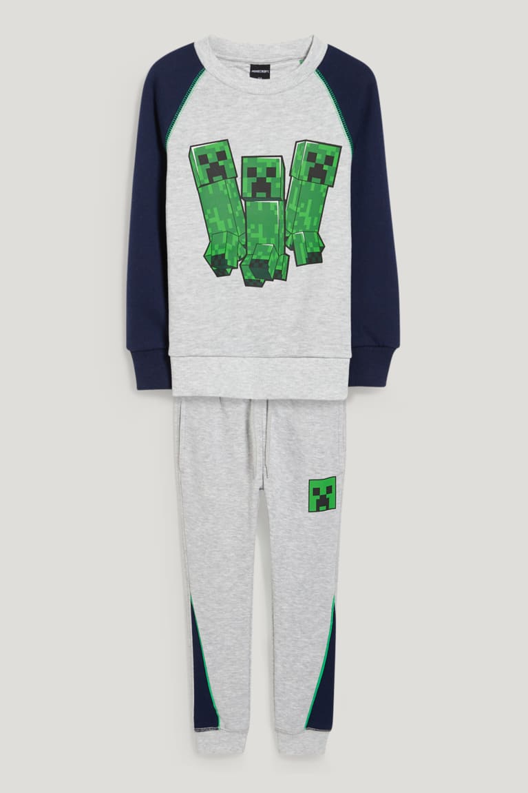  Grise Clair Sweats C&A Minecraft Set And Joggers 2 Piece - france YZQ-2289032