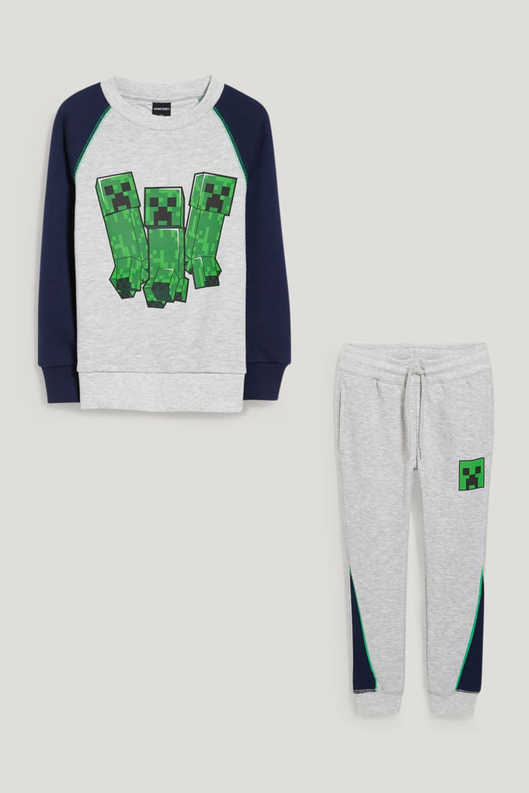  Grise Clair Sweats C&A Minecraft Set And Joggers 2 Piece - france YZQ-2289032