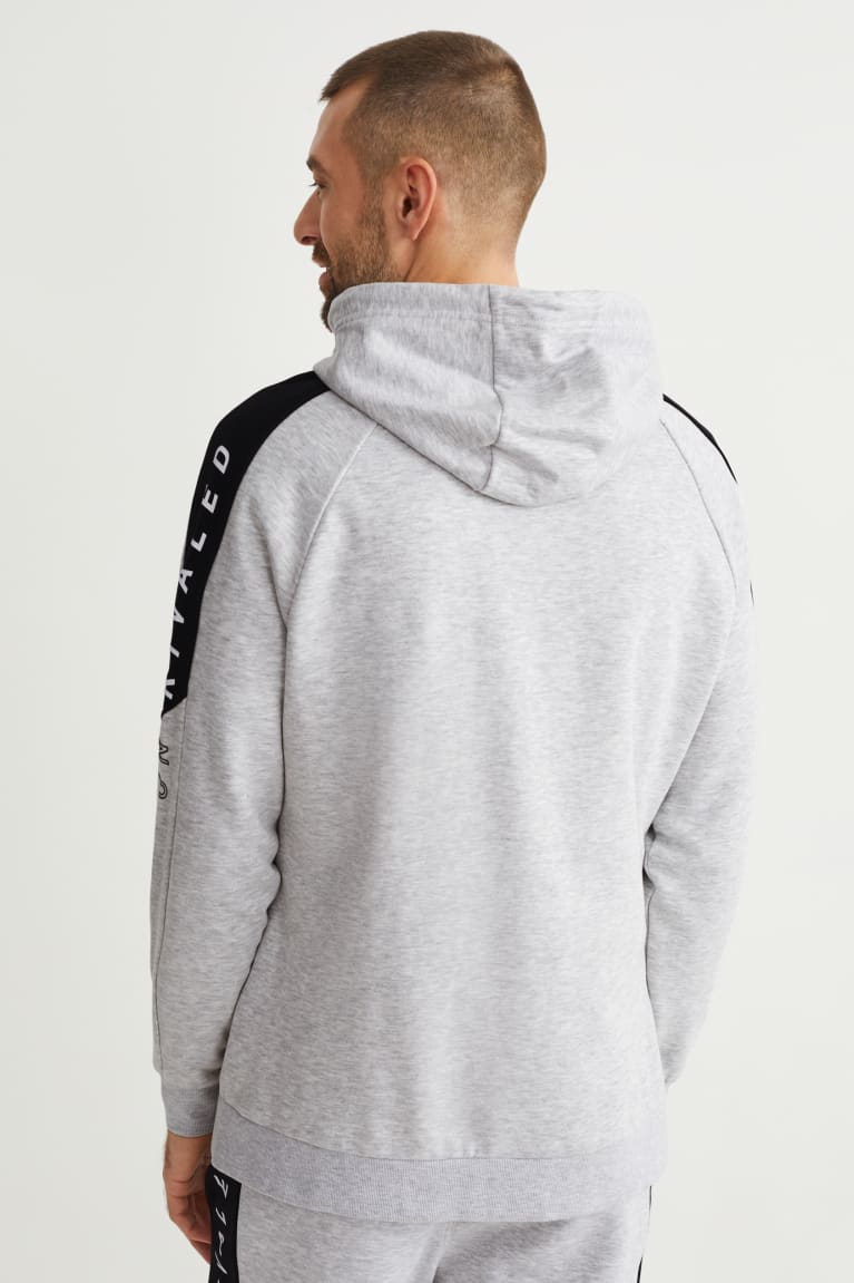  Grise Clair Sweats C&A Zip-through With Hood - france NWP-2597064