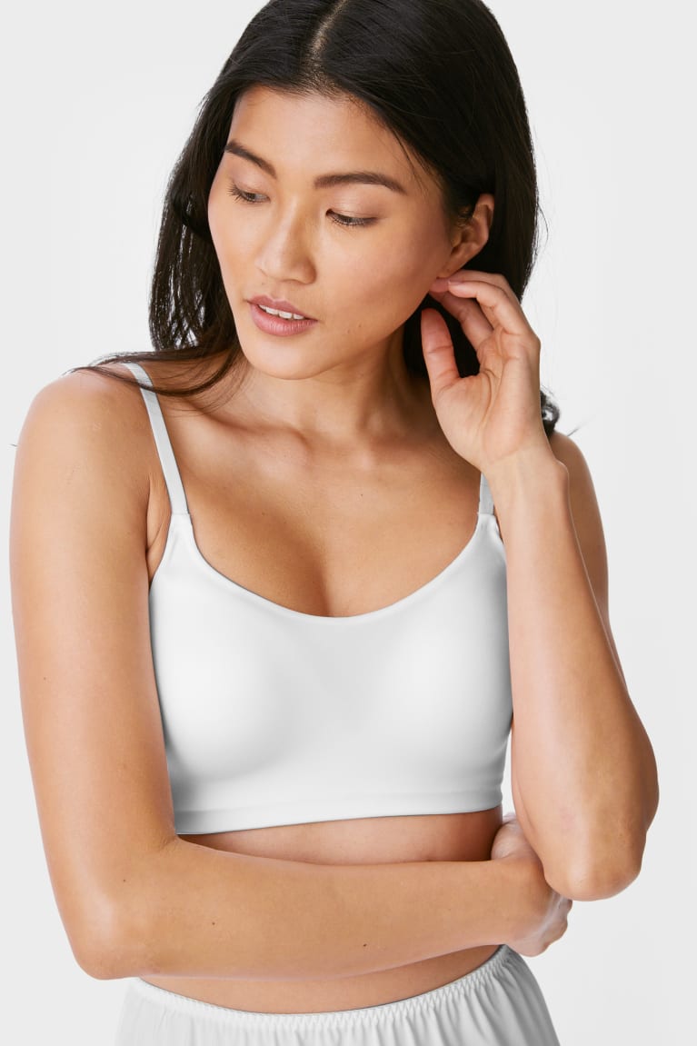  Blanche Sous Vêtement C&A Non-wired Bra Rembourré - france DMK-0188835