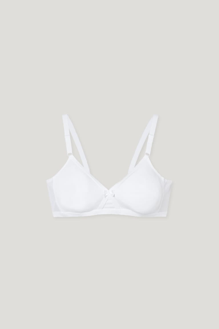  Blanche Sous Vêtement C&A Non-wired Bra - france JSW-0380326