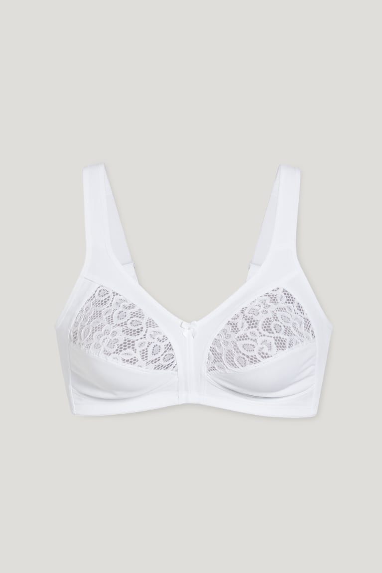  Blanche Sous Vêtement C&A Non-wired Minimiser Bra - france SPY-5979273