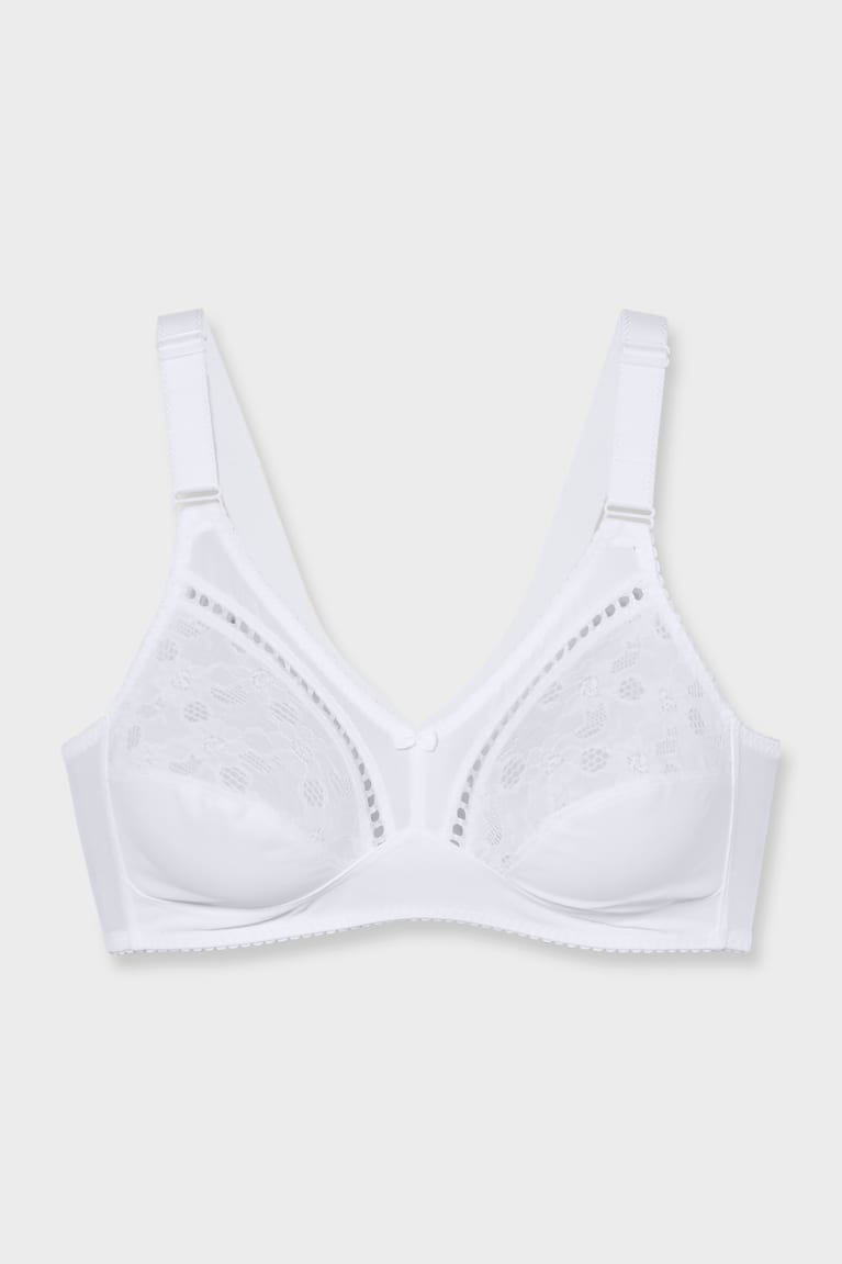  Blanche Sous Vêtement C&A Non-wired Minimiser Bra - france BFK-3792514