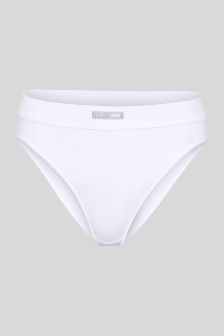  Blanche Sous Vêtement C&A Speidel Briefs With Organic Coton - france ZXO-5013453