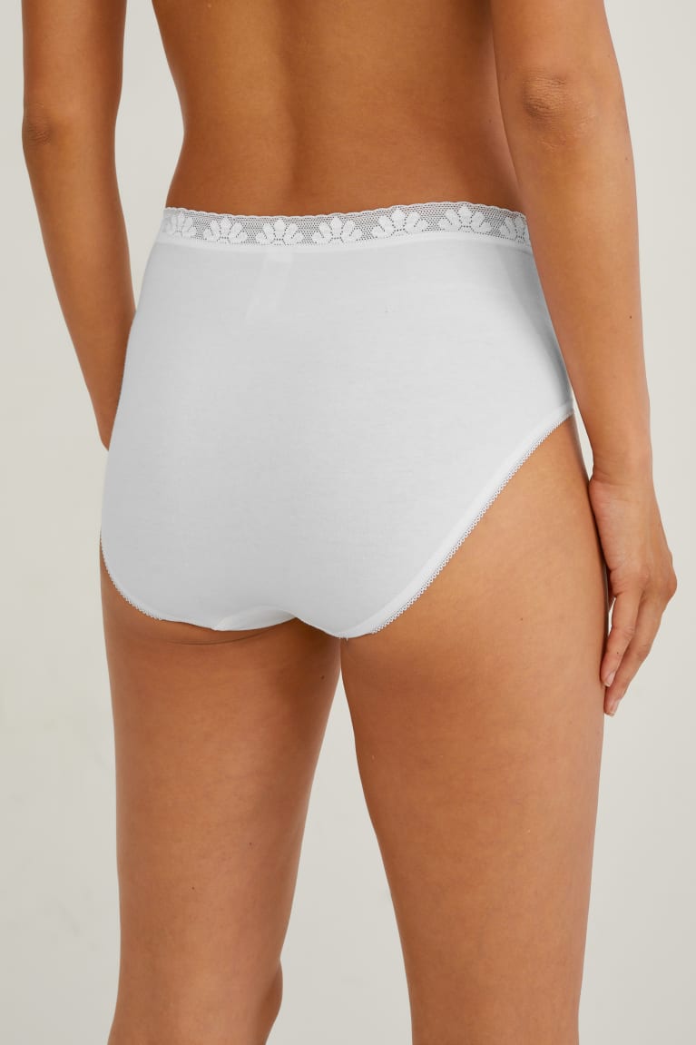  Blanche Sous Vêtement C&A Speidel Multipack Of 2 Briefs Organic Coton - france TMZ-6353400