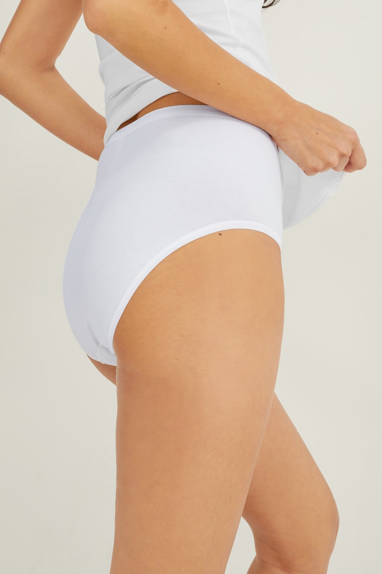  Blanche Sous Vêtement C&A Speidel Multipack Of 2 Briefs Organic Coton - france JLA-8827879