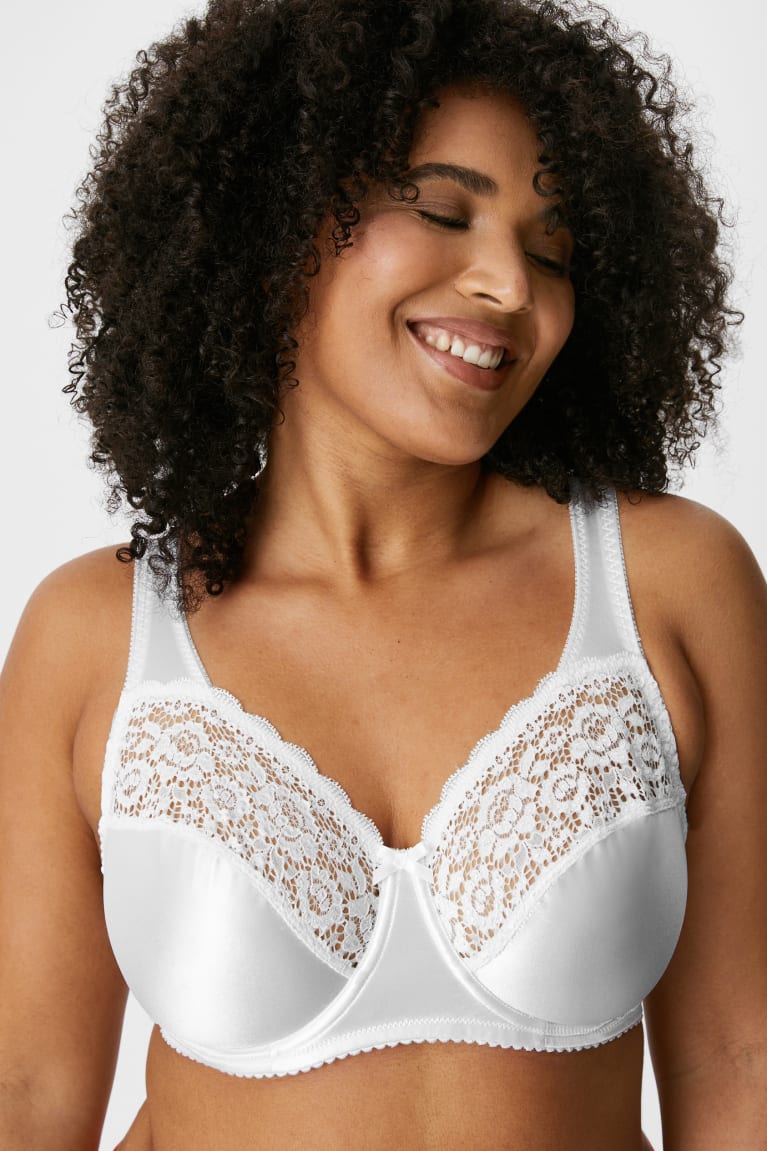  Blanche Sous Vêtement C&A Underwire Bra - france ETJ-0463379