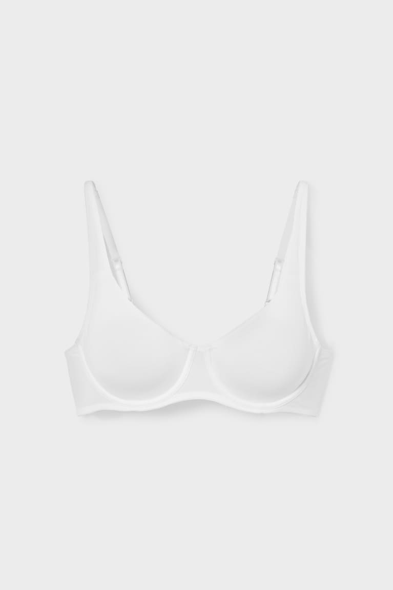  Blanche Sous Vêtement C&A Underwire Bra Lycra - france WYI-6334064