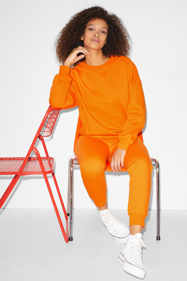  Orange Sweats C&A Clockhouse Recycled - france QTJ-4047529