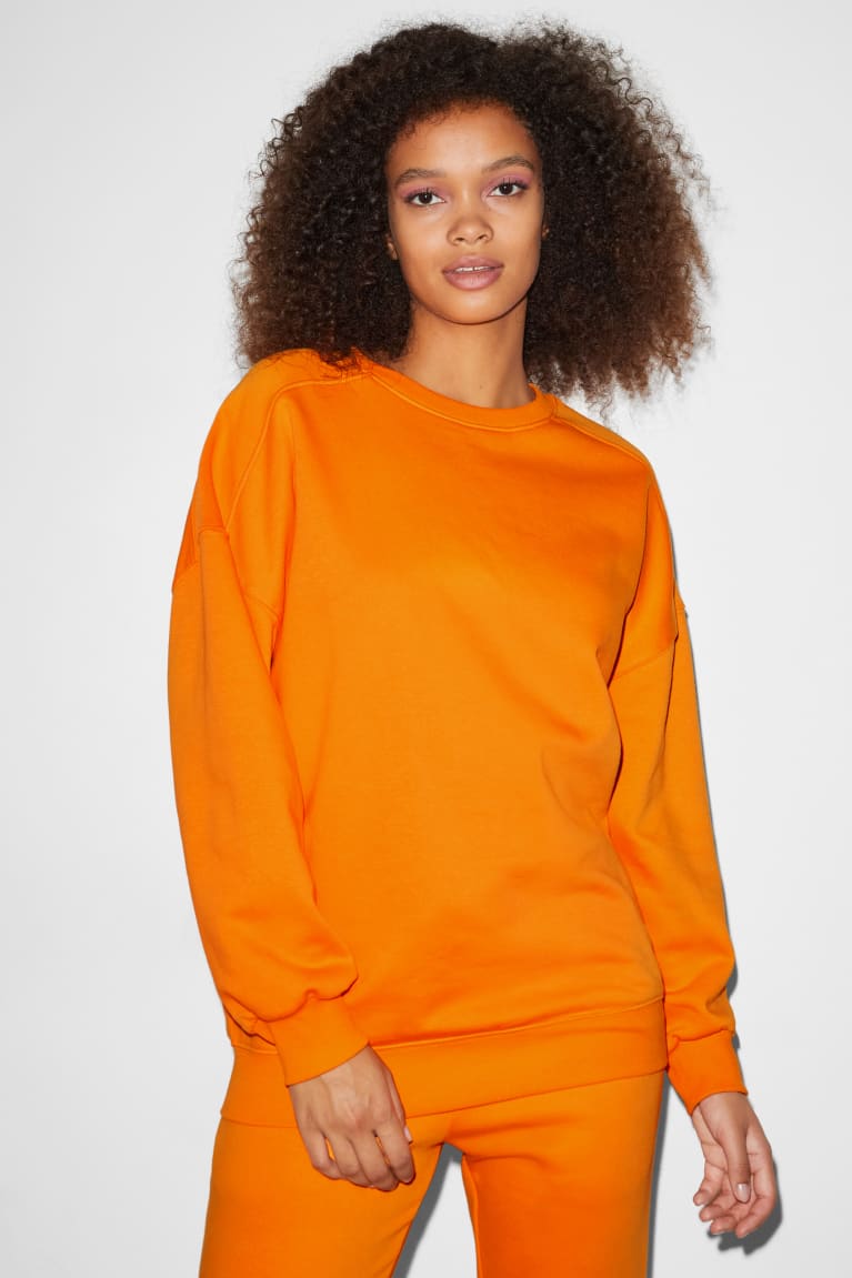  Orange Sweats C&A Clockhouse Recycled - france XVQ-5716745