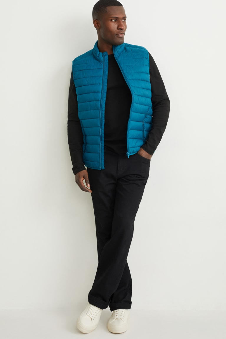  Bleu Vestes C&A Matelassé Gilet Recycled - france WKL-6896154