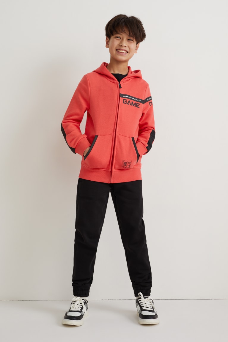  Rouge Sweats C&A Zip-through Augmented Reality Motif - france NMR-7327486