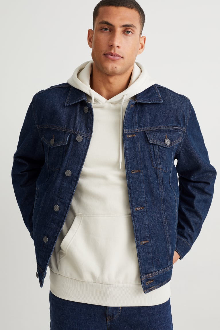  Bleu Bleu Foncé Vestes C&A Denim - france NRF-7333207