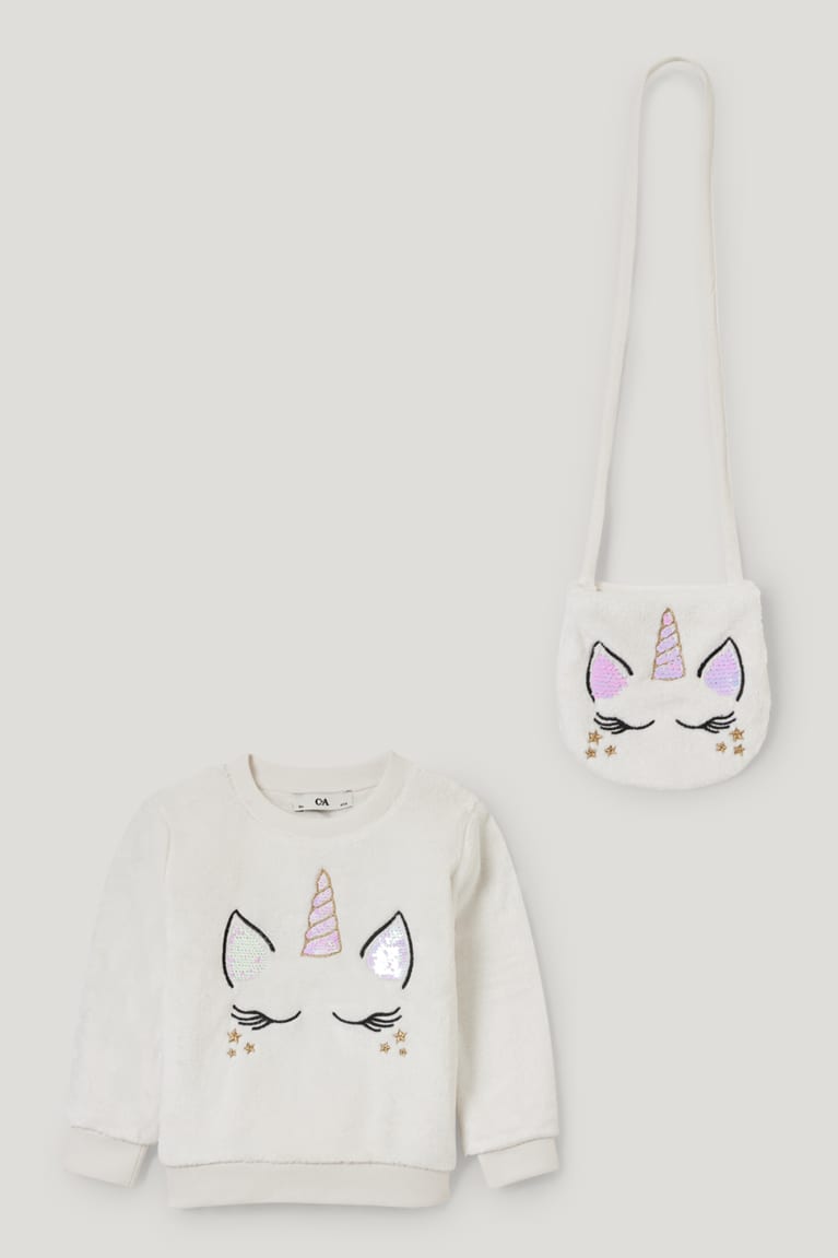  Blanche Sweats C&A Unicorn Set And Bag 2 Piece - france VUL-4000991