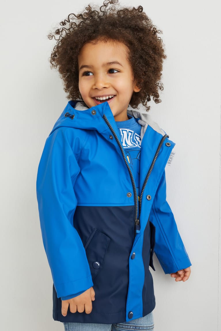  Bleu Foncé Vestes C&A With Hood - france UYA-8294337