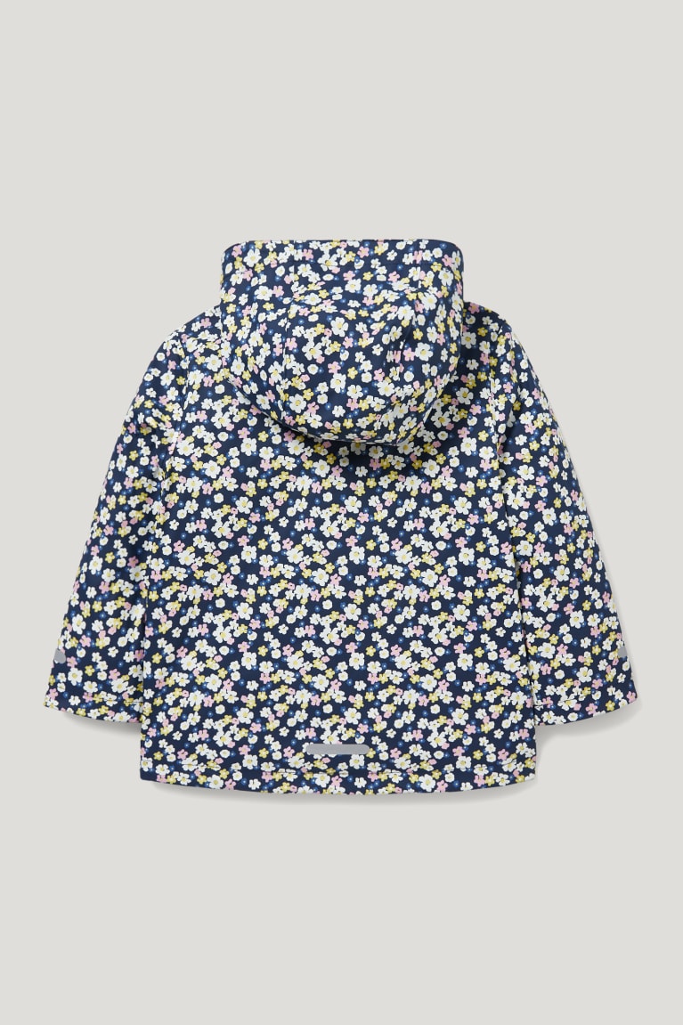  Bleu Foncé Vestes C&A Rain With Hood Floral - france IIJ-3221386