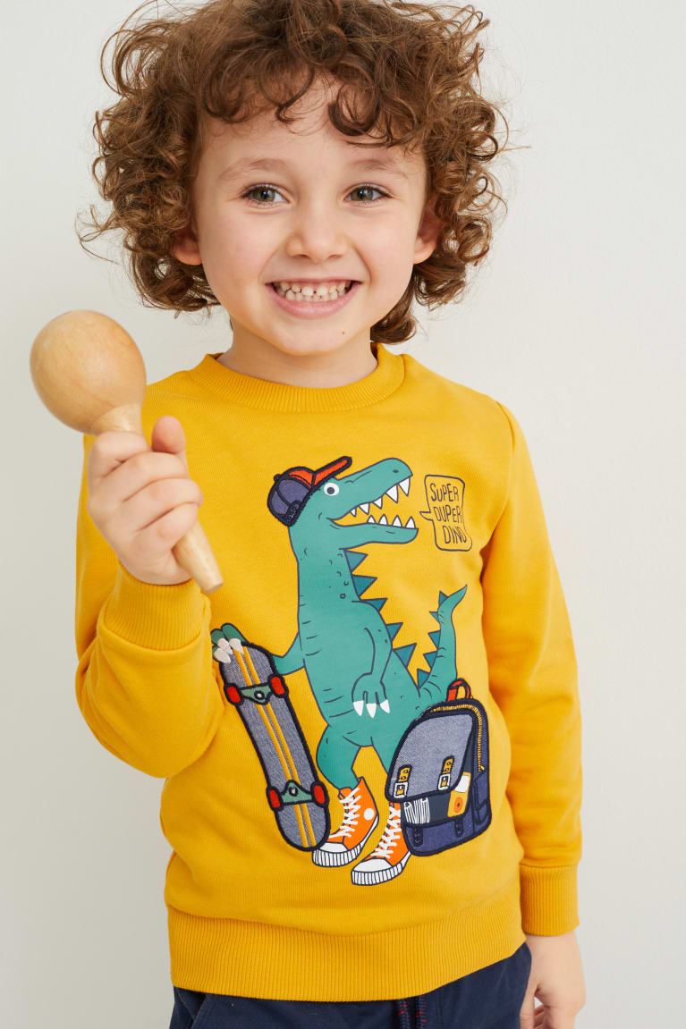  Jaune Sweats C&A Dinosaur - france QRT-6084676