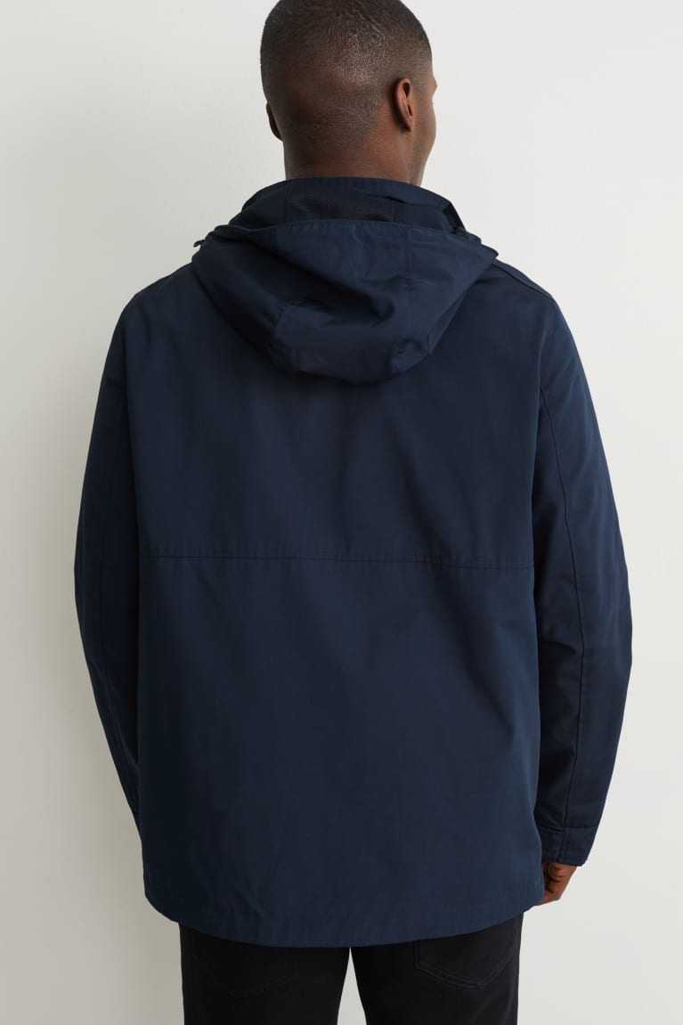  Bleu Foncé Vestes C&A With Hood - france JNU-8905911