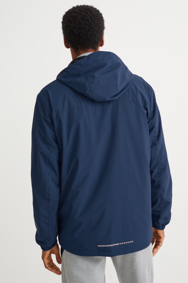  Bleu Foncé Vestes C&A Technical With Hood - france VJE-4925390