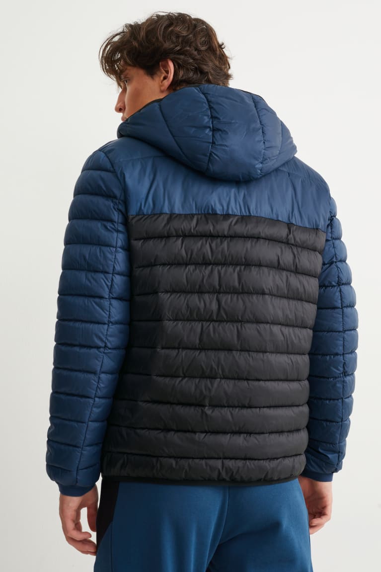  Bleu Foncé Vestes C&A Technical With Hood Recycled - france JML-1668242