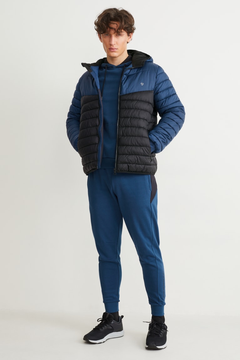  Bleu Foncé Vestes C&A Technical With Hood Recycled - france JML-1668242