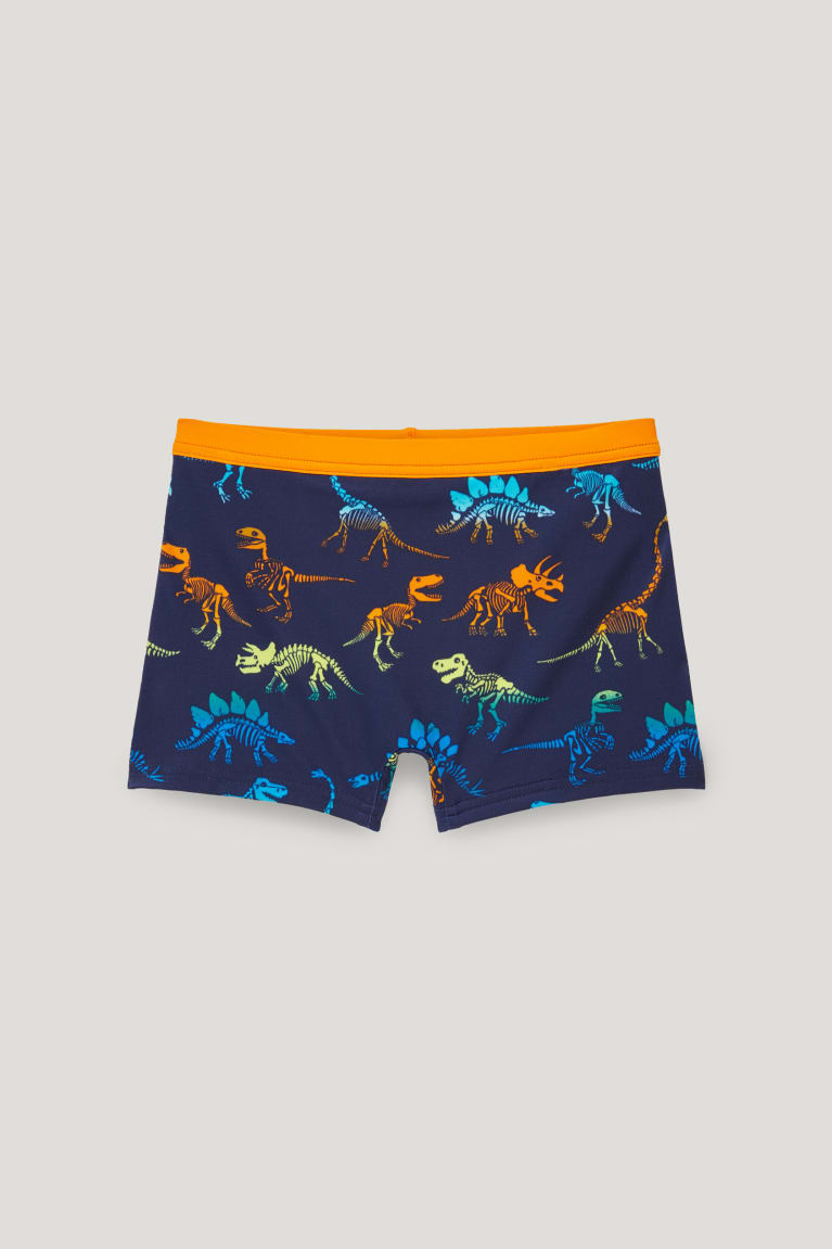  Bleu Foncé Maillots De Bain C&A Dinosaur Swim Lycra Xtra Life - france ZQU-4313437