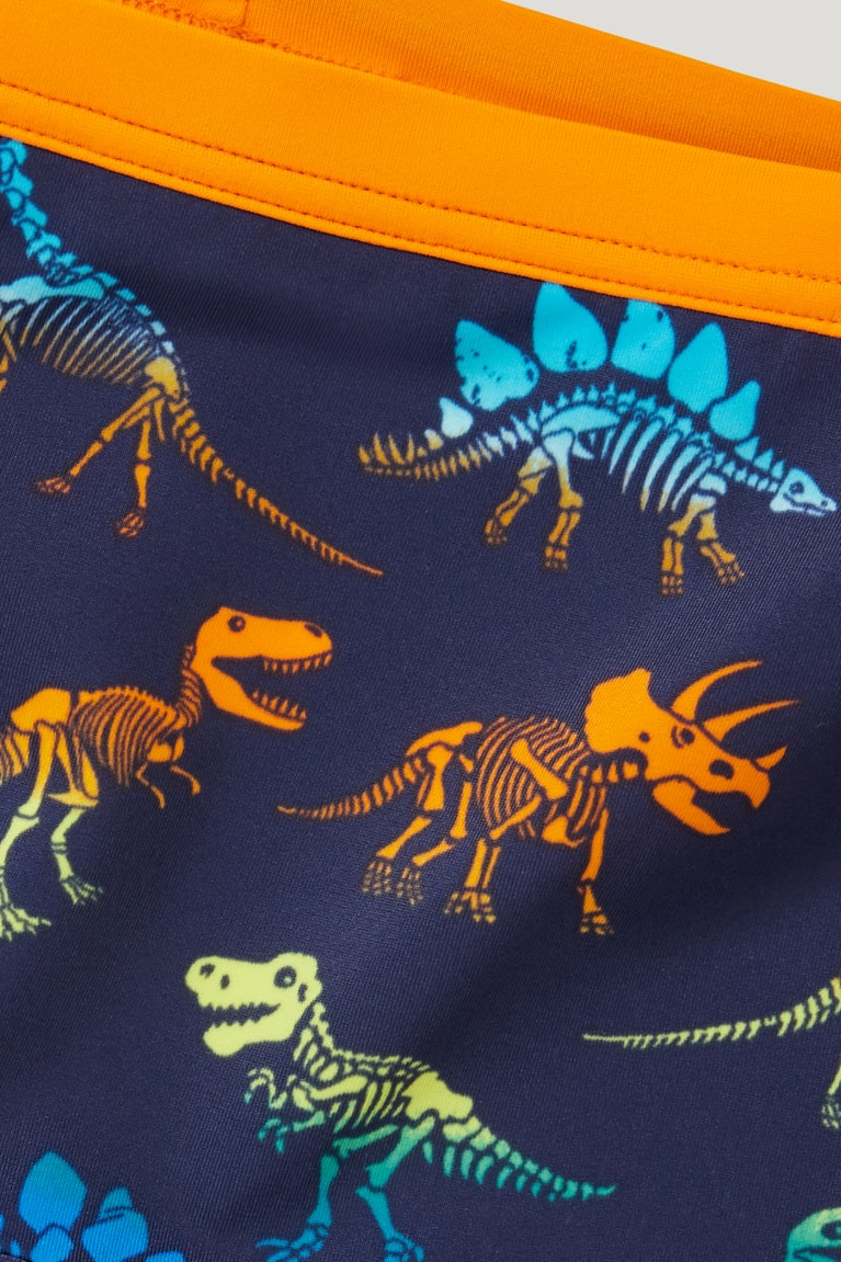  Bleu Foncé Maillots De Bain C&A Dinosaur Swim Lycra Xtra Life - france ZQU-4313437