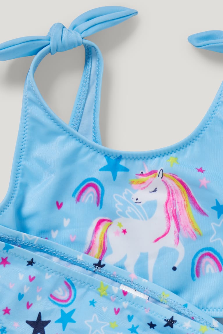  Bleu Clair Maillots De Bain C&A Unicorn Bikini Lycra Xtra Life 2 Piece - france QDS-7369433