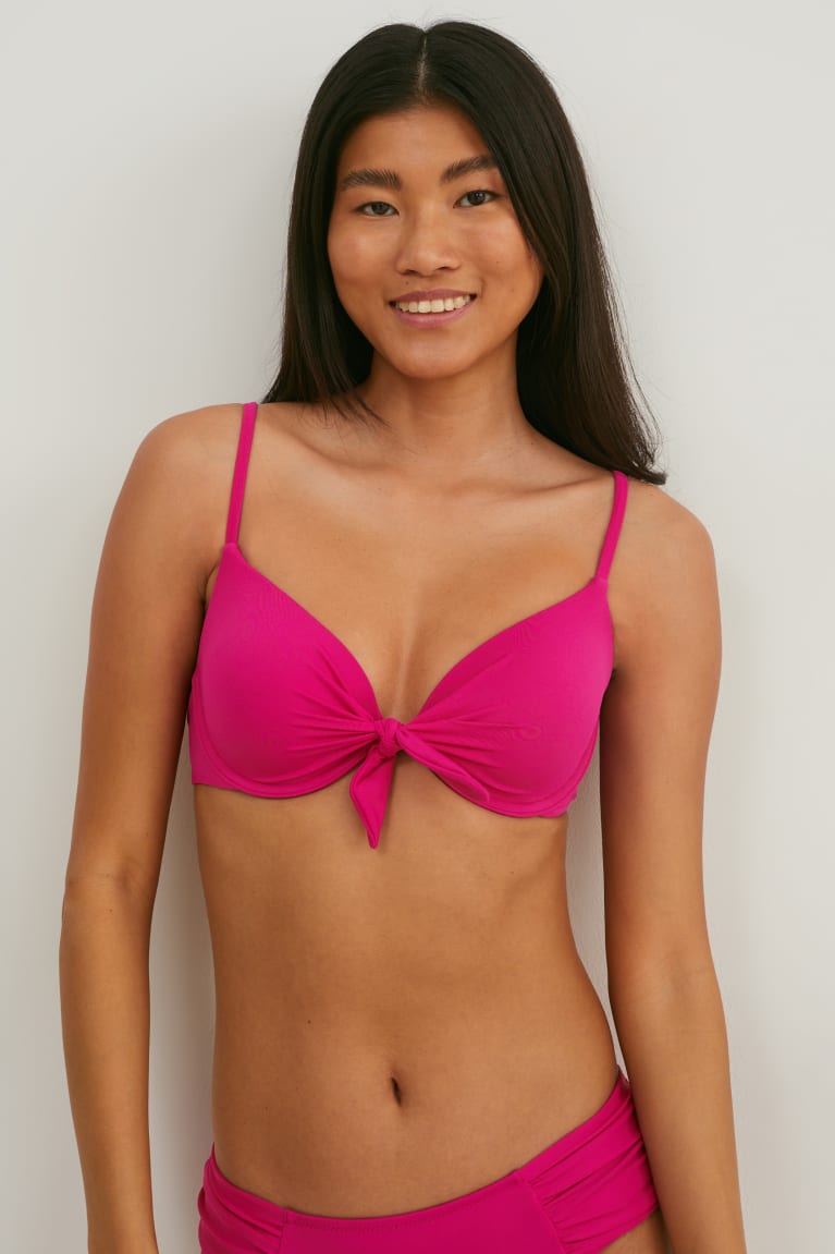  Rose Maillots De Bain C&A Underwire Bikini Rembourré Lycra Xtra Life - france WJP-3679542