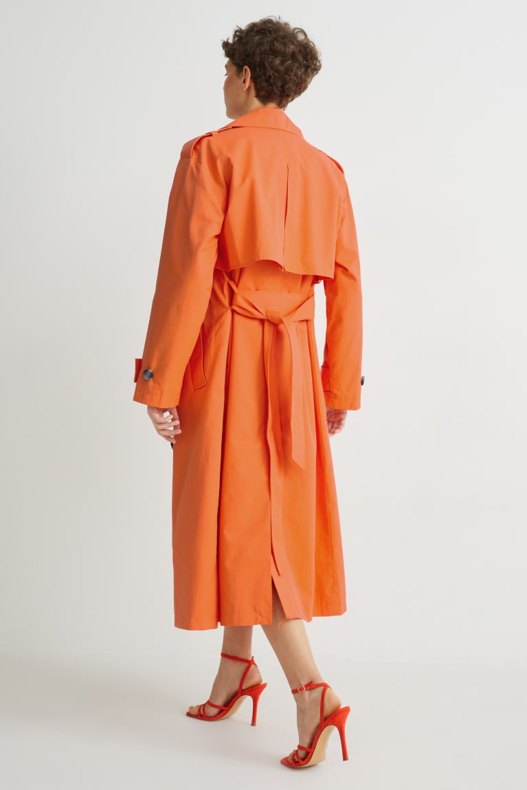  Orange Vestes C&A Trench - france NLJ-8155754