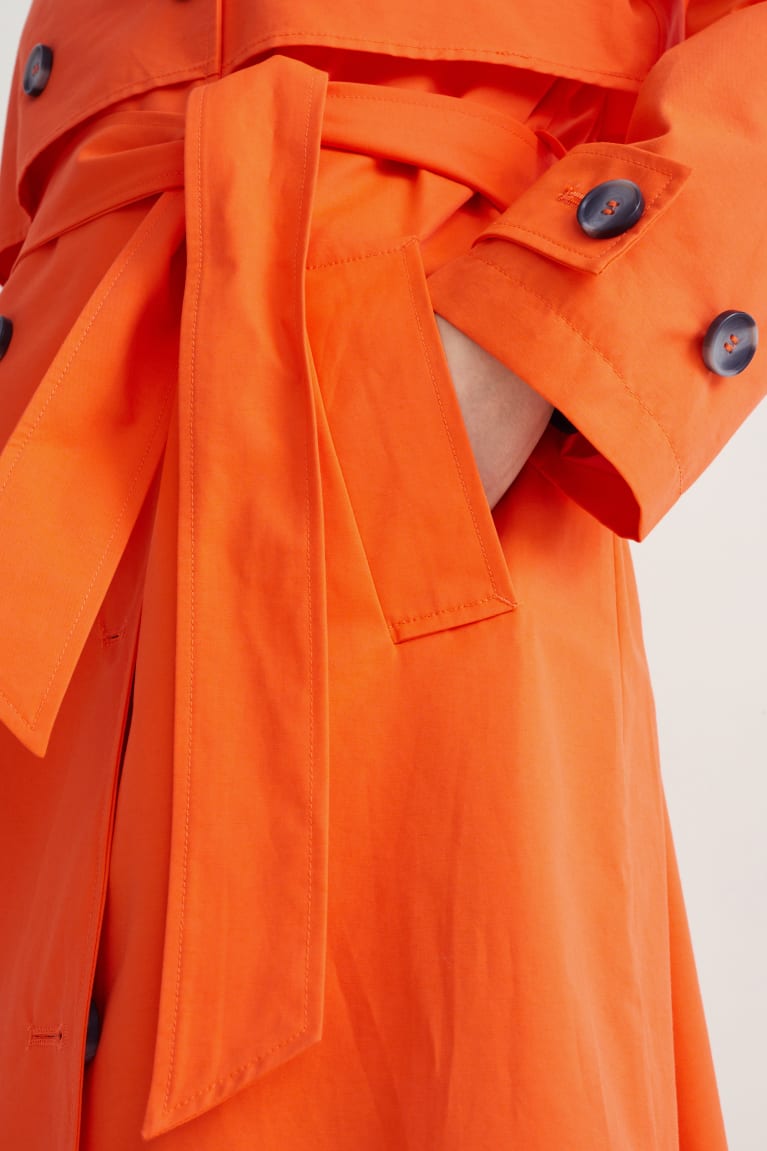  Orange Vestes C&A Trench - france NLJ-8155754