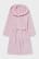  Rose Maillots De Bain C&A Bathrobe With Hood Organic Coton Rayé - france EQR-9583056