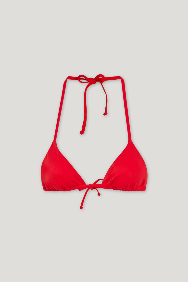  Rouge Maillots De Bain C&A Bikini Triangle Rembourré - france WBD-8554415