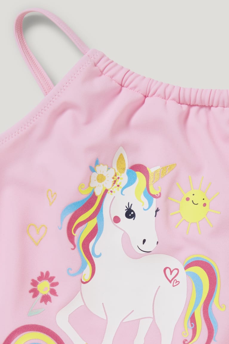  Rose Maillots De Bain C&A Unicorn Swimsuit Lycra Xtra Life - france HYK-6809692