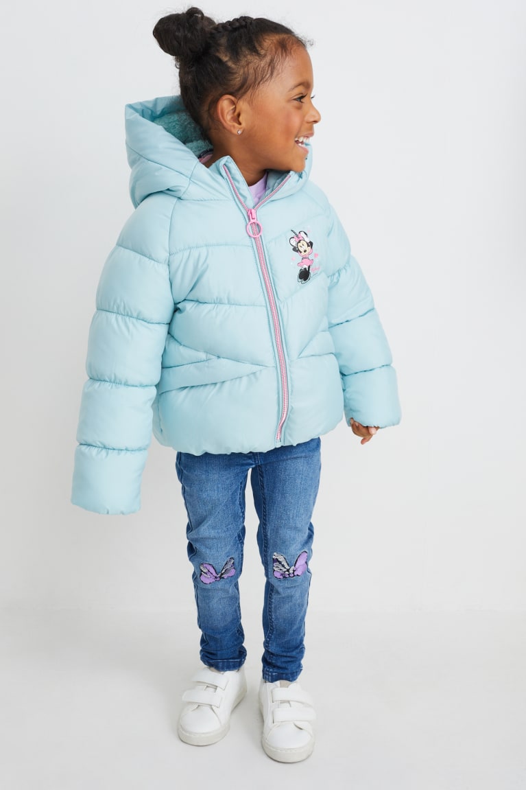  Bleu Clair Vestes C&A Minnie Mouse Matelassé With Hood Recycled - france RKP-9598634