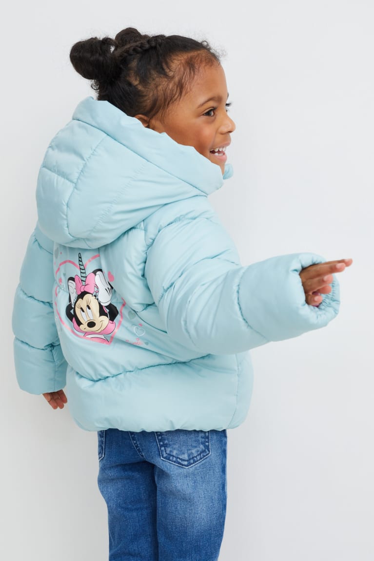  Bleu Clair Vestes C&A Minnie Mouse Matelassé With Hood Recycled - france RKP-9598634