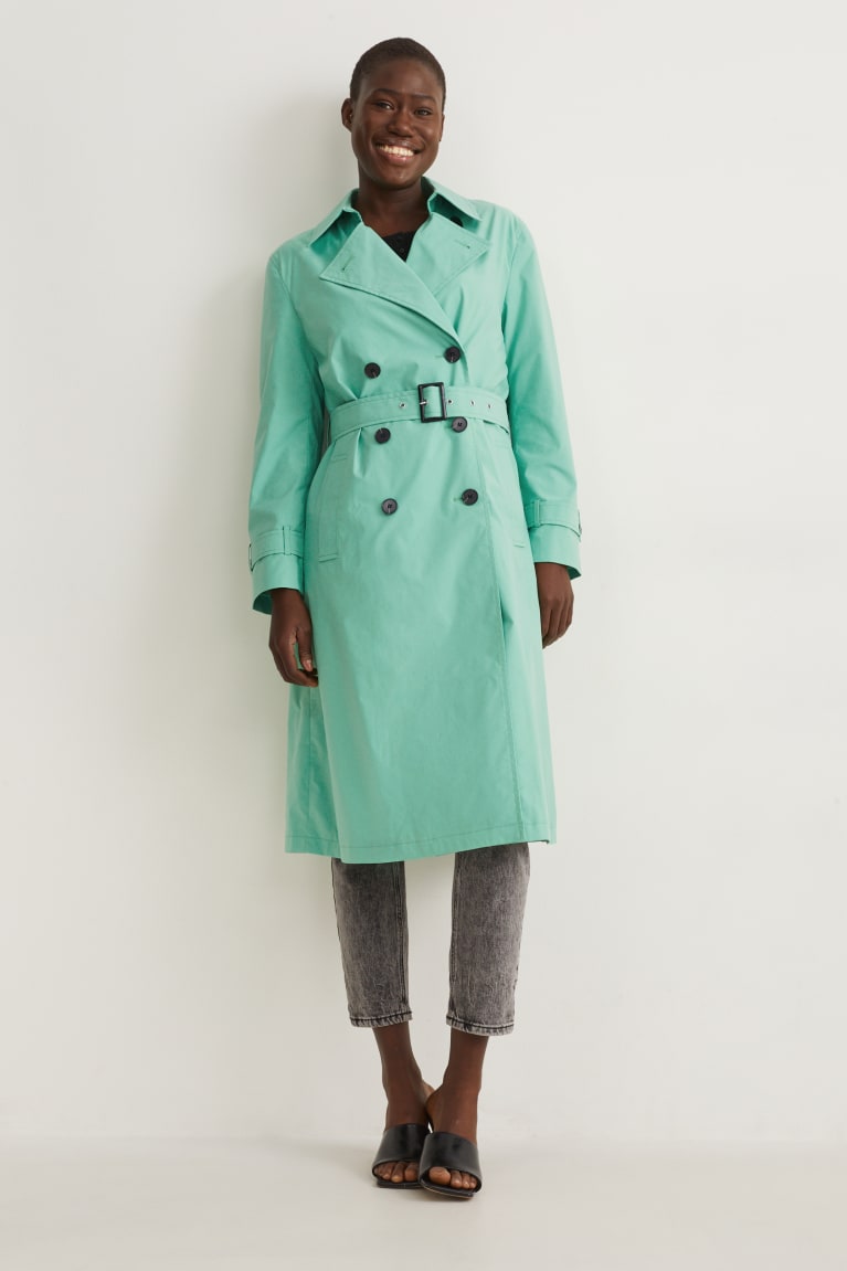  Turquoise Vestes C&A Trench - france MPD-2858070