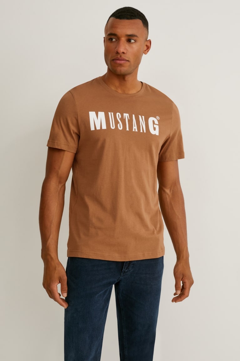  Marron T Shirts C&A Mustang - france WNQ-9654862