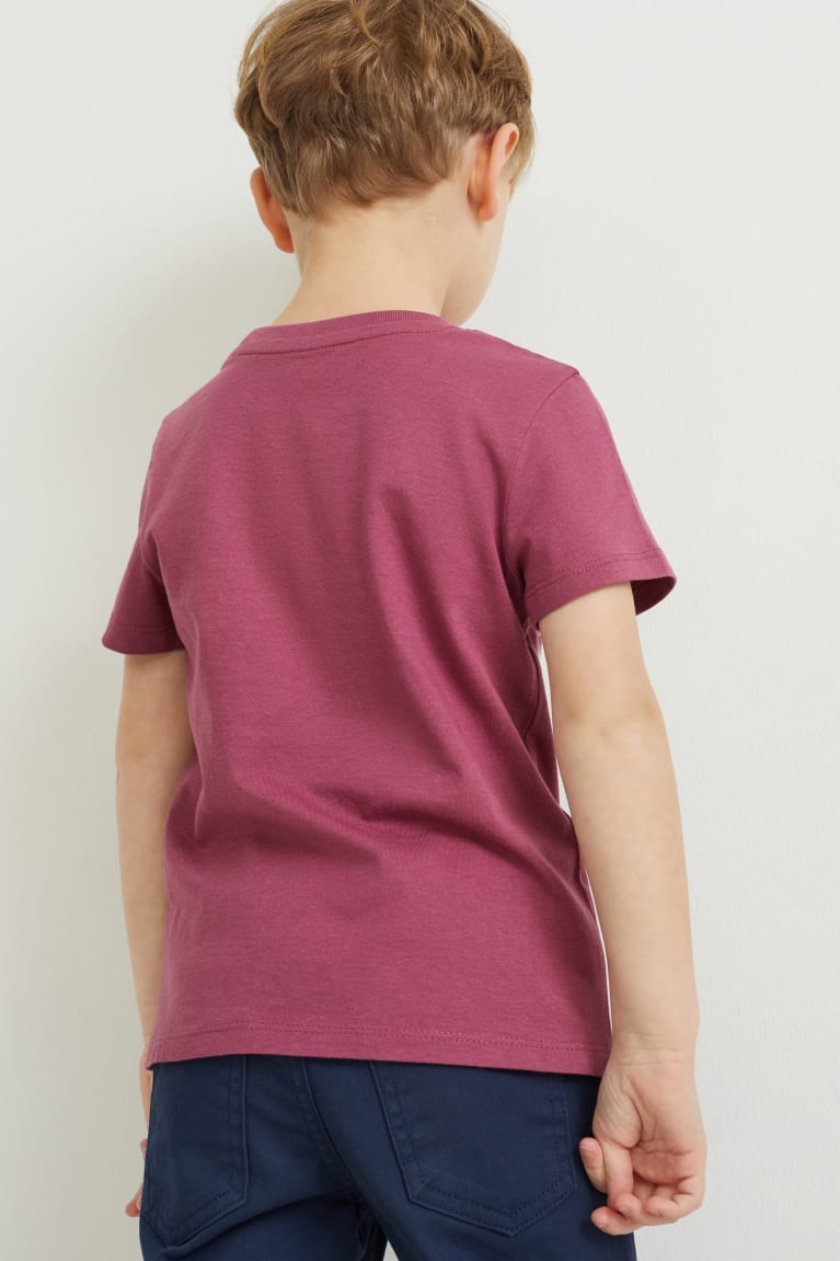  Bordeaux T Shirts C&A Multipack Of 2 Sleeve With In-conversion Coton - france YGK-8000018