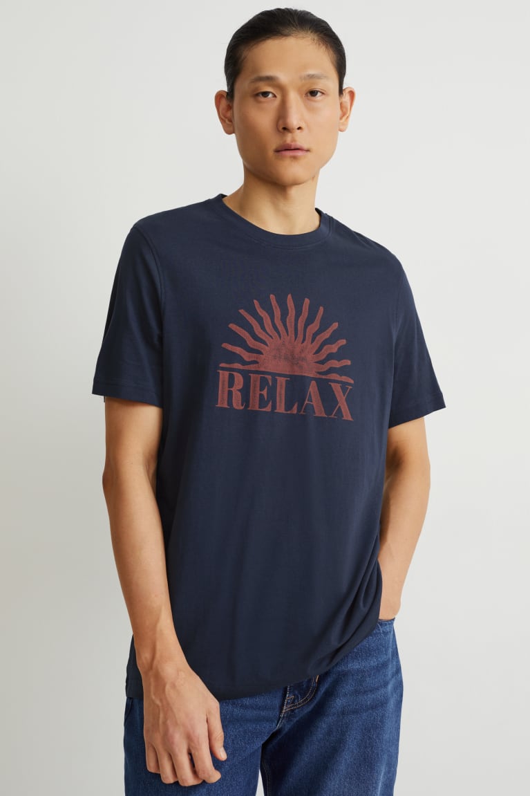  Bleu Foncé T Shirts C&A - france PNX-0118492