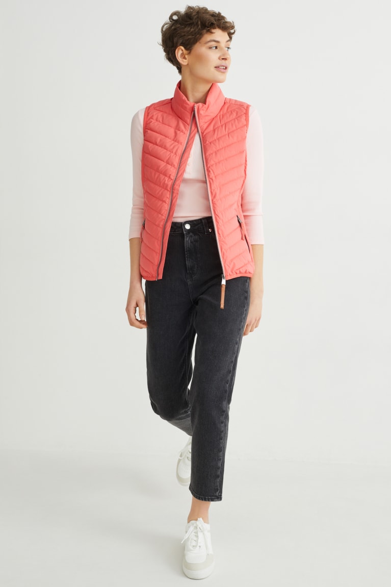  Rose Vestes C&A Matelassé Gilet - france GTN-6216315