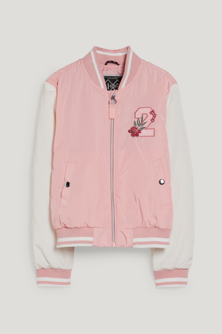  Rose Vestes C&A Bomber - france WIQ-7530110