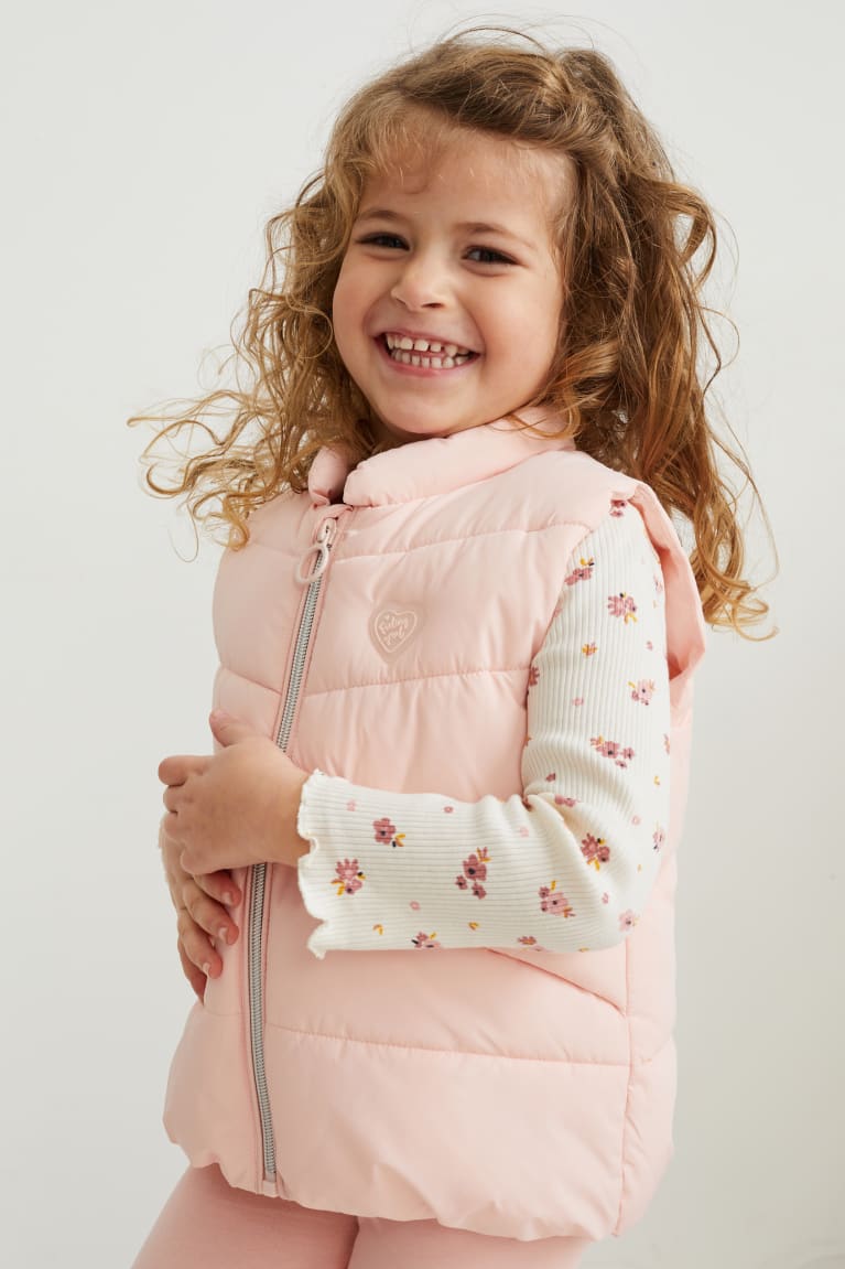  Rose Vestes C&A Matelassé Gilet Recycled - france GXM-1006793