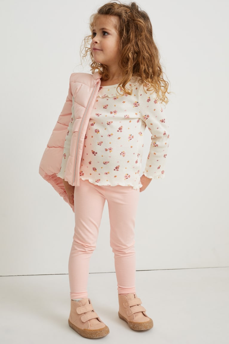  Rose Vestes C&A Matelassé Gilet Recycled - france GXM-1006793