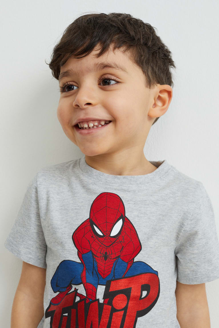  Bleu Foncé T Shirts C&A Multipack Of 3 Spider-man Sleeve - france GVO-5271982