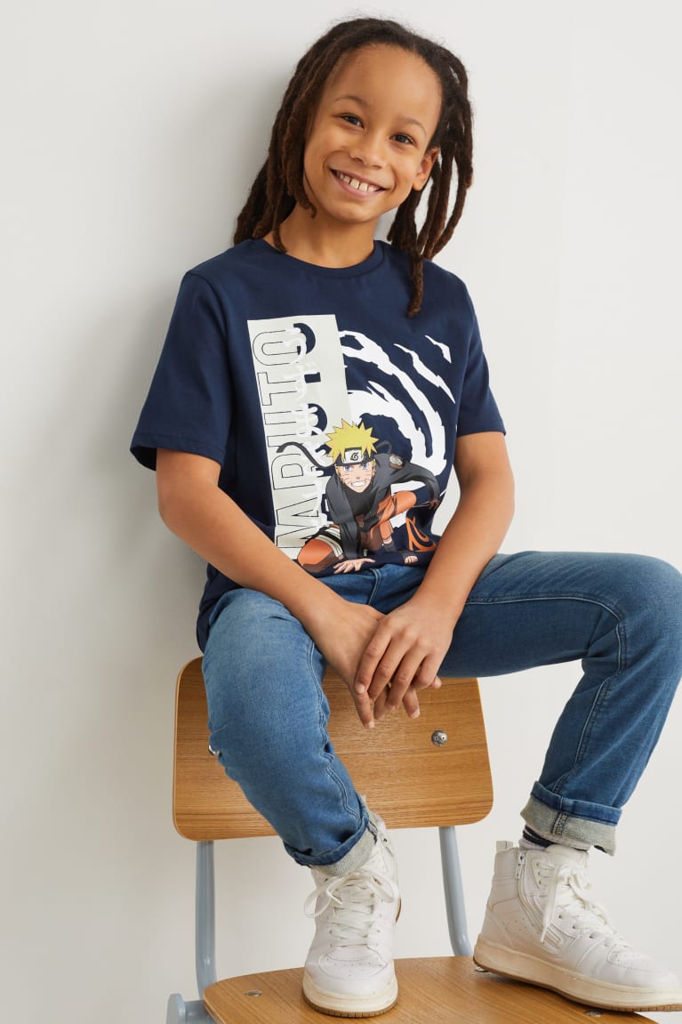  Bleu Foncé T Shirts C&A Naruto Sleeve - france TUX-9217302